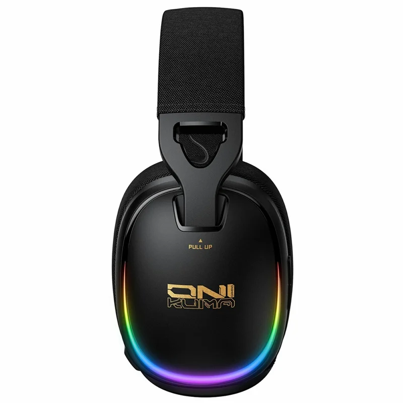 ONIKUMA GT805 Auscultadores Gaming com Fios e Sem Fios com 4 Modos, Auscultadores Circumaurais com Luz RGB - Preto