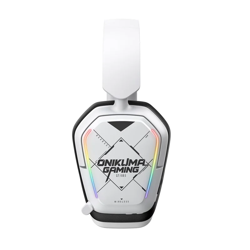 ONIKUMA GT883 Wireless Gaming Headset 4 Mode Bluetooth-Compatible Headphones with Microphone - White