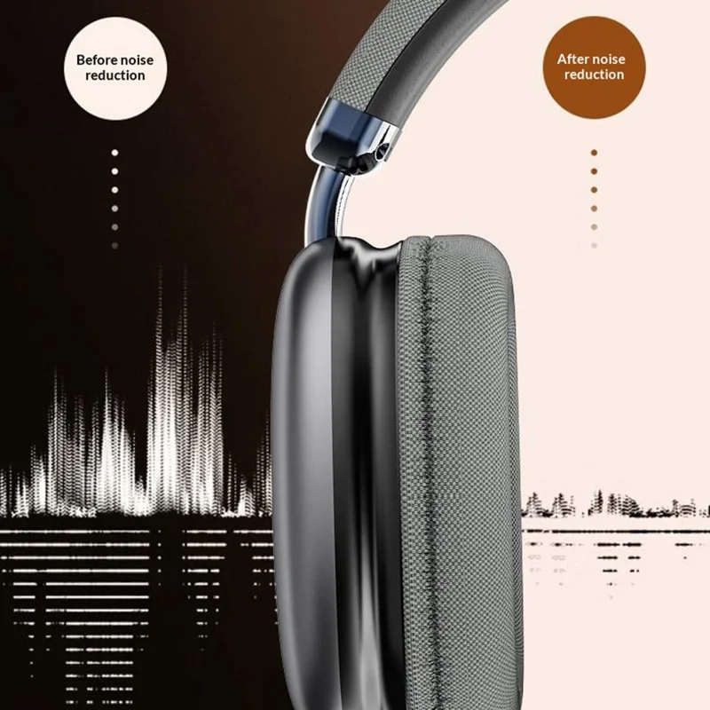 ERAZER EM-Z03MAX Bluetooth-compatible Headphone NAC Noise Cancelling Low Latency Headset (Invested By Lenovo) - Silver