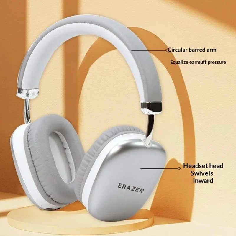 ERAZER EM-Z02 Pro Bluetooth-compatible Headphones ANC Noise Cancelling 500mAh 50H Playtime Over Ear Headset (Invested By Lenovo)