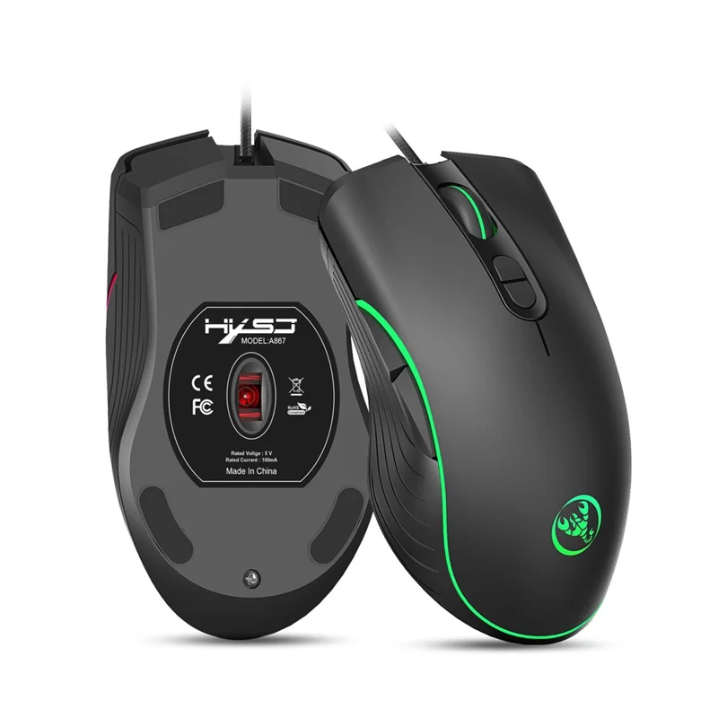 HXSJ P5+V100+A867 Gaming Keyboard Mouse Console Controller Adpater Converter Set for PS5  /  PS4 /  PS3  /  Xbox One  /  Xbox 360  /  Nintendo Switch - Black