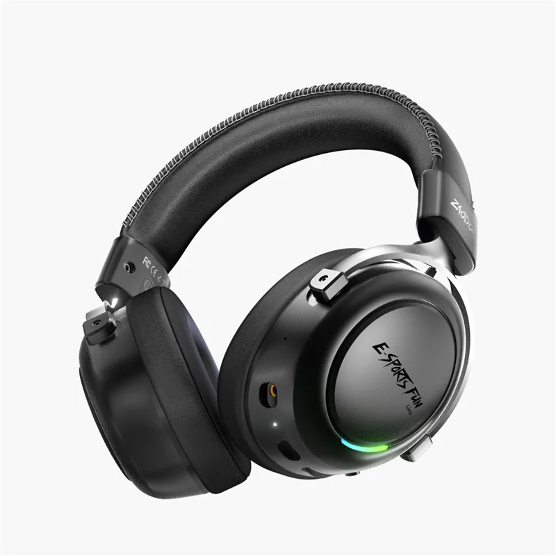 ZAODON LINX Gaming Headset 53mm Drivers 2000mAh 4-Mode Connectivity Bluetooth-compatible 6.0 Over-Ear Headphones - Black