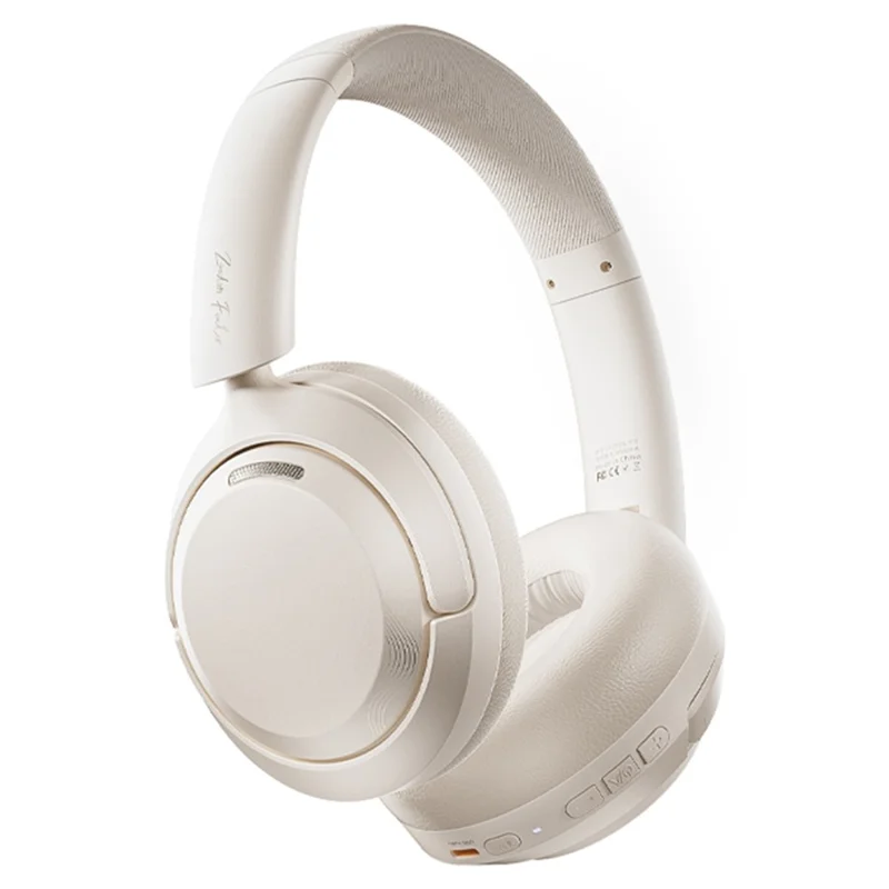 ZAODON V10 Active Noise Cancelling Headphones Bluetooth-compatible 6.0 Headset - White