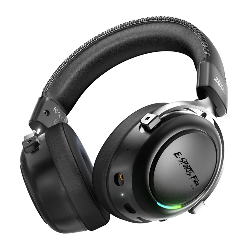 ZAODON LinX G5 Wireless Gaming Headset Bluetooth-compatible 6.0 4-Mode 7.1 Virtual Surround Sound - Black