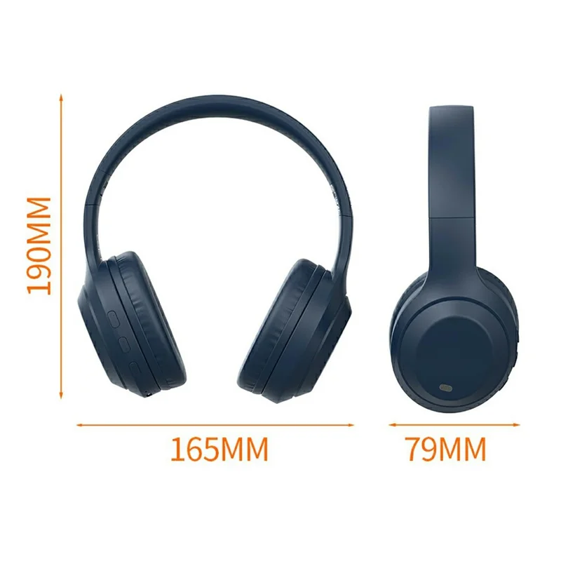 CELEBRAT A46 Wireless Headset 40mm Driver Bluetooth-compatible 5.4 Foldable Stereo Headphones - Beige