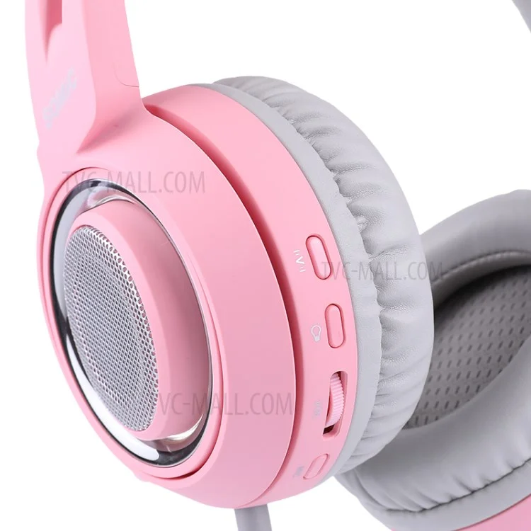 SOMIC G951 Over-ear Anchor E-sports Game Pink Headset USB Wired Headphone