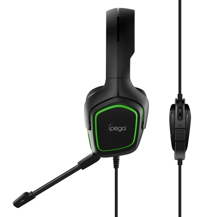 IPEGA PG-R006 Professional 3.5mm Wired Stereo Headset Music Gaming Headphone with Microphone for PS4 PC Phone - Green