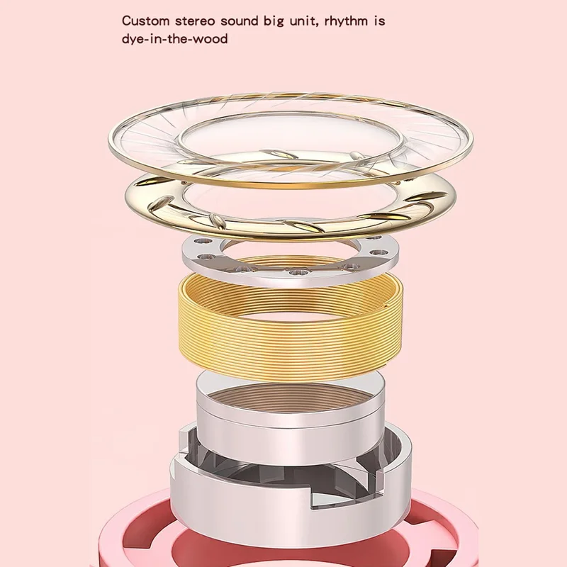 KE-01 Urocze słuchawki z klapkami w kształcie zajączka, składane, stereofoniczne, bezprzewodowe zestaw głośnomówiący z mikrofonem zgodny z Bluetooth - niebieski