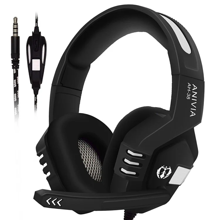 ANIVIA AH38 Casque de Cas de Casque Câblé Monvia Musique de Jeu Stéréo Ordinateur de Jeu Stéréo