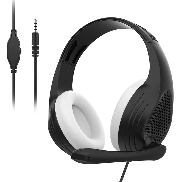 ANIVIA A9 Over-head Wired Bass Stereo Headphone Computer Gaming Music Headset with 3.5mm Audio Jack - Black