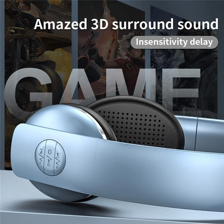 A50 Bass Stereo Wireless Headphone HIFI USB Fast Charging Bluetooth-compatible FM  Microphone Earphone Headset (CE Certificated) - White