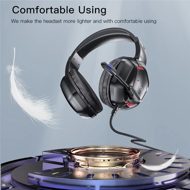 YESIDO EK01 Stereo Sound Gaming Headset Cuffie con microfono e design con luce a LED