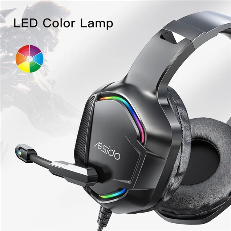 YESIDO EK01 Stereo Sound Gaming Headset Cuffie con microfono e design con luce a LED