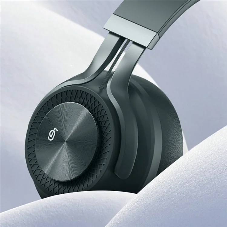 FINGERTIME Wireless Headset Foldable Bluetooth-compatible ANC Noise Cancelling Stereo Music Headphone - Blackish Green