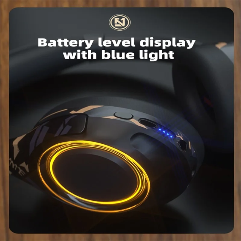 EL-A2 Folding Gaming Headset Graffiti Cool Headphone with Microphone Head-Mounted Bluetooth-compatible Earphone - Pink