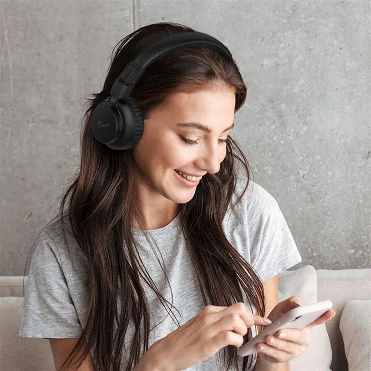 GORSUN E92 Bluetooth-compatible Headphone Wireless Stereo Bass Sound Foldable Over-ear Headset with 3.5mm AUX Port