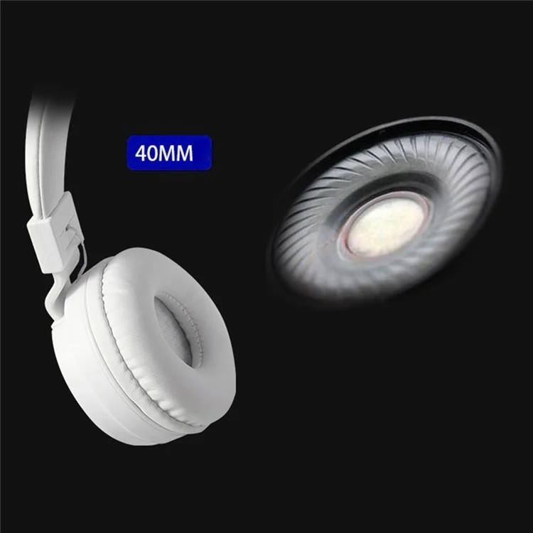 GORSUN GS-778 Cuffie Over-ear Cablate Stereo HiFi Sound Cuffie per bambini con spinotto AUX da 3,5 mm - Giallo