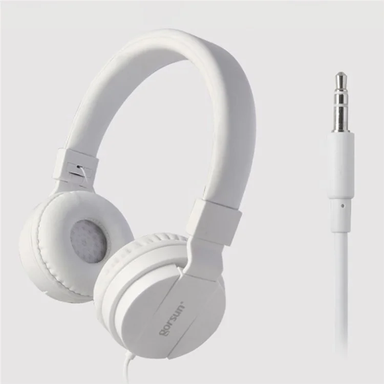 GORSUN GS-778 Cuffie Over-ear Cablate Stereo HiFi Sound Cuffie per bambini con spinotto AUX da 3,5 mm - Giallo
