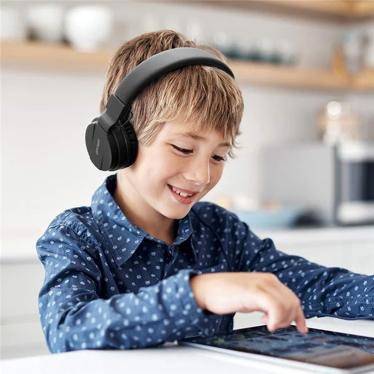 Gorsun GS-778 Over-ear Wired Headphone Estéreo HiFi Sound Children Headset Com Plugue Aux de 3,5 mm - Rosa
