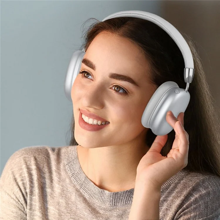 GORSUN E96 Folding Over-ear Headset Wireless Bluetooth-compatible Stereo Sound Sports Headphone - White