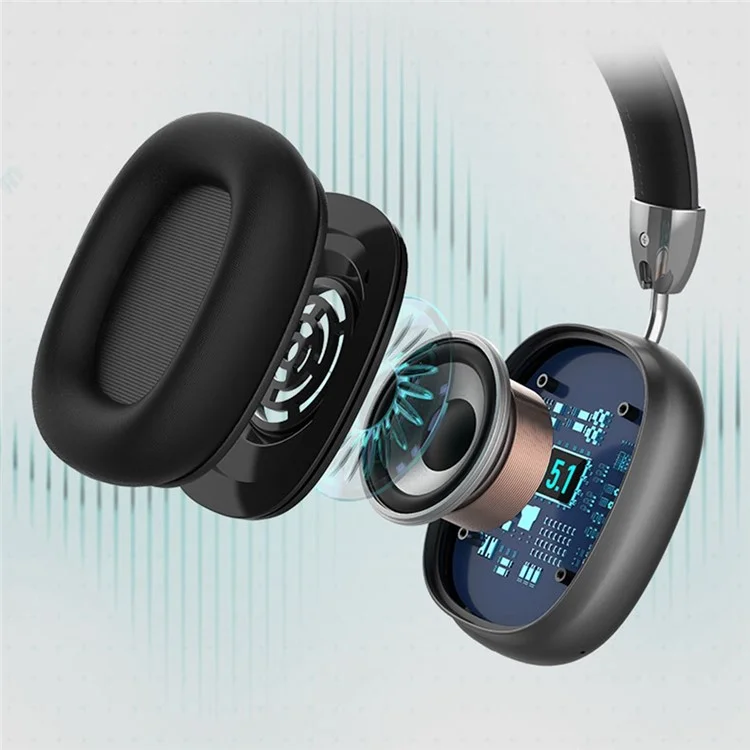 GORSUN E96 Folding Over-ear Headset Wireless Bluetooth-compatible Stereo Sound Sports Headphone - White