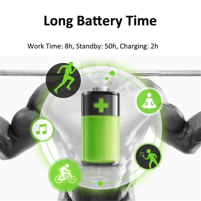 L300 Over-ear Wireless Headset Foldable Bluetooth-compatible 5.0 HiFi Stereo Sound Noise Cancelling Headphone - White