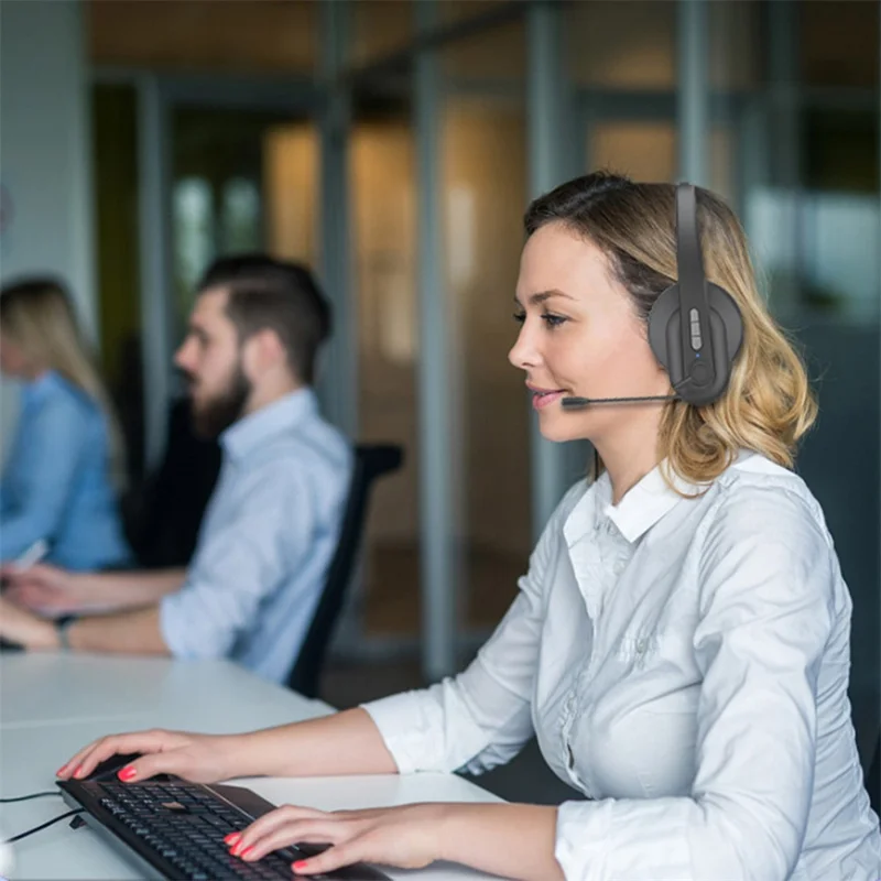 OY632 Noise-canceling Telephone Headset for Call Center Bluetooth-compatible Headphones