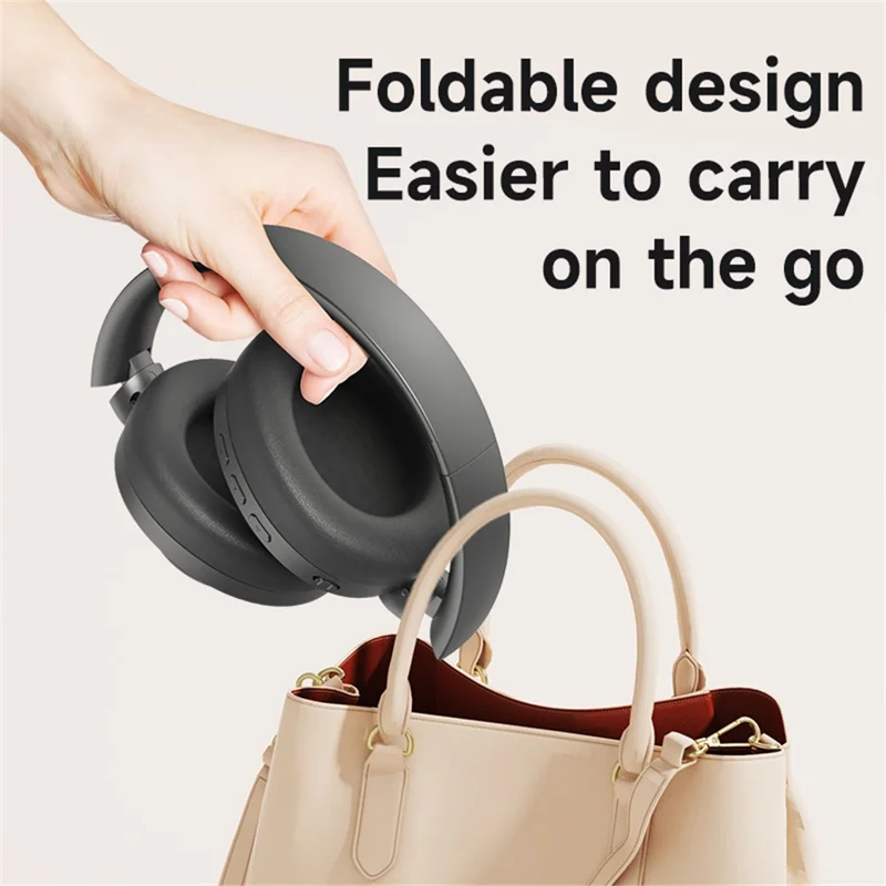 ZEALOT B38 Cuffie Wireless Sportive con Bluetooth, Cuffie con Riduzione del Rumore, Pieghevoli - Nero