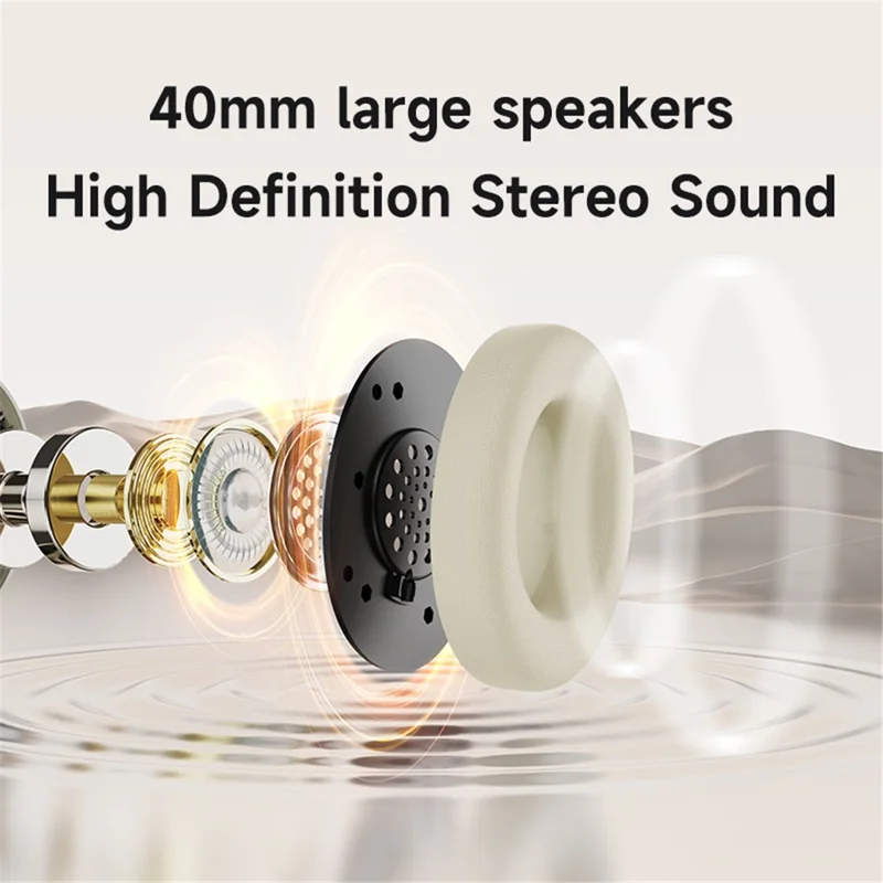 ZEALOT B38 Cuffie Wireless Sportive con Bluetooth, Cuffie con Riduzione del Rumore, Pieghevoli - Nero