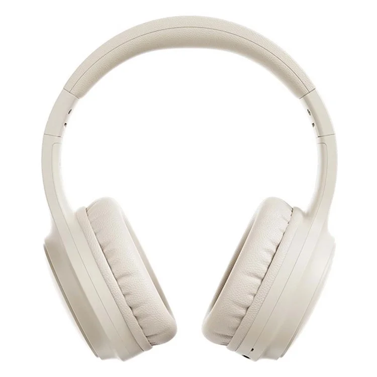 BT037 Bluetooth-compatible Noise Cancelling Headphones Over Ear ANC Wireless Deep Bass Headset - White