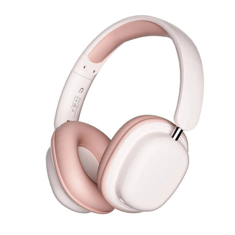 Casque Bluetooth supra-auriculaire SY-T1 pliable avec microphone ENC amovible - Rose