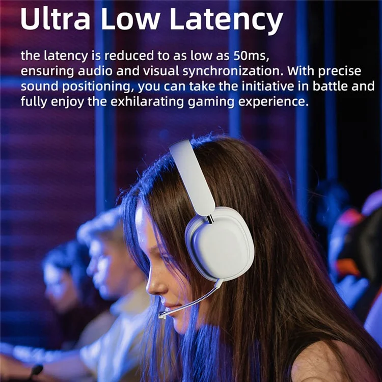Casque Bluetooth supra-auriculaire SY-T1 pliable avec microphone ENC amovible - Rose