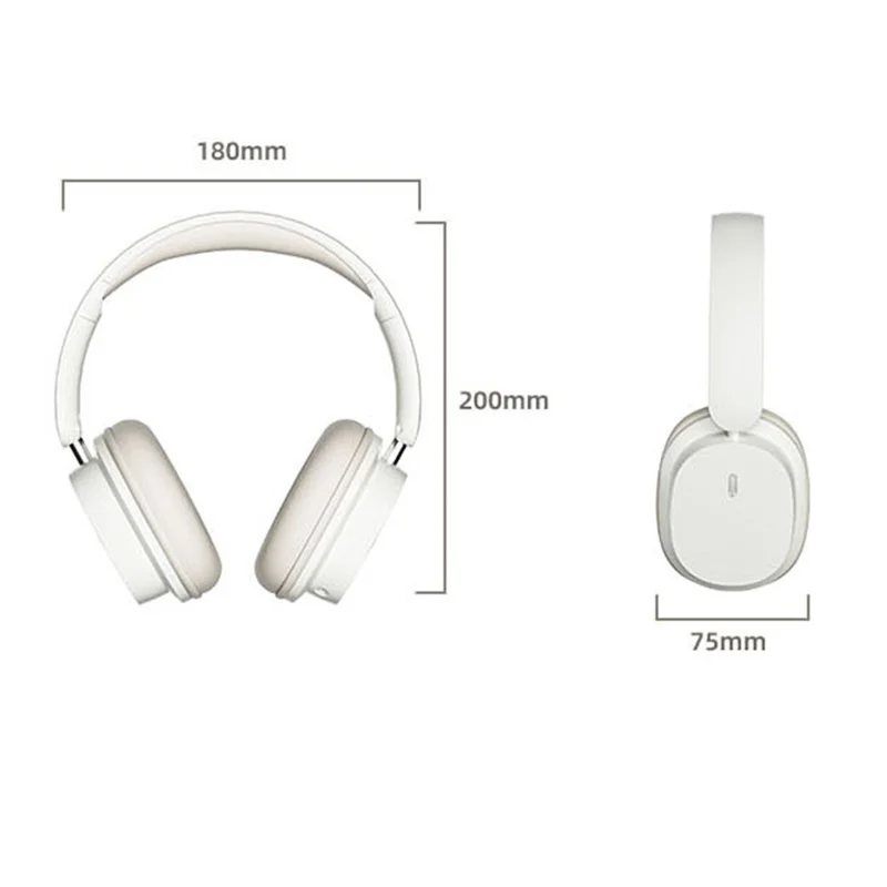 SY-T2 Wireless Over-Ear Bluetooth-compatible Headphone Foldable Headset with Built-in Noise Cancelling Microphone - Pink
