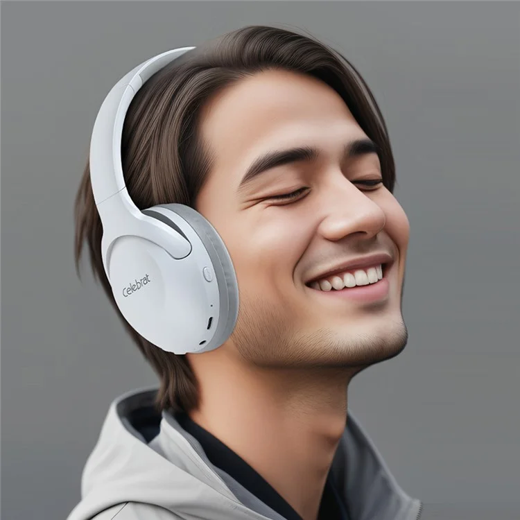 CELEBRAT A31 Беспроводные наушники с накладными чашками Bluetooth, складные, стерео, для игр, для музыки - черные