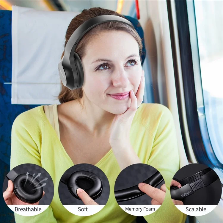 CELEBRAT A27 Gaming Headset Bluetooth-compatible 5.3 Noise Cancelling Headphones - Black