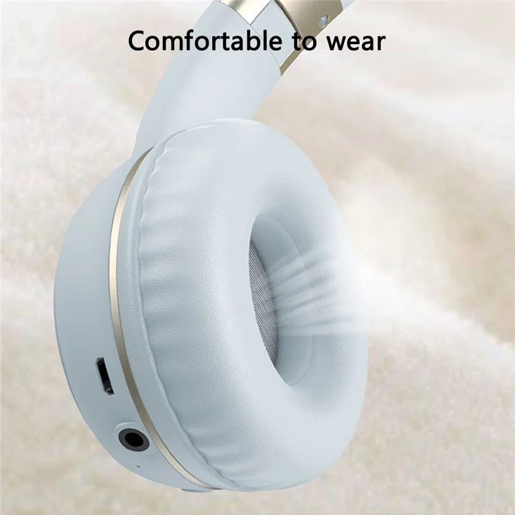 CELEBRAT B3 Bluetooth 5.0 Беспроводные наушники Over-Ear Наушники-гарнитура складные спортивные наушники - Белые