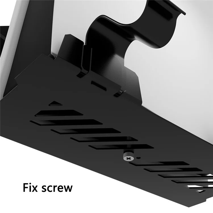 Per PS5 Game Console Host Controller Storage Holder Stand Wall Mounted Bracket con 2 Ganci