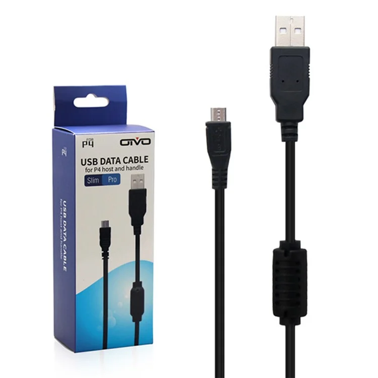 OIVO Für Sony PS4 Slim Pro USB zu Micro USB 2m Ladekabel Datenkabel
