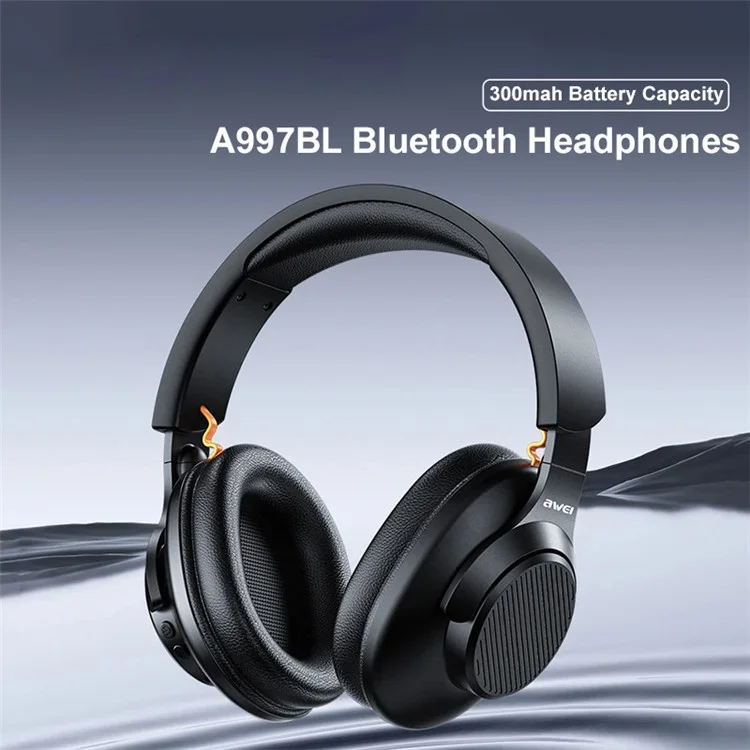 AWEI A997BL Over-Ear Bluetooth 5.1 Fone de Ouvido Com Fio / Fones de Ouvido de Áudio Hi-fi Sem Fio