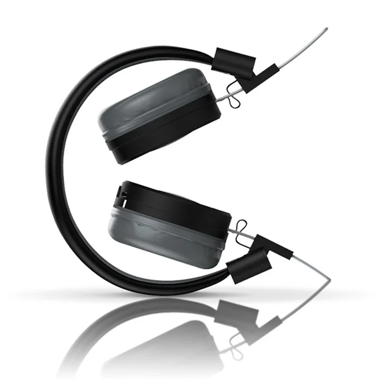 CELEBRAT A4 Foldable Over-Ear Wired Headphone Wireless Bluetooth-compatible Gaming Headset - Black