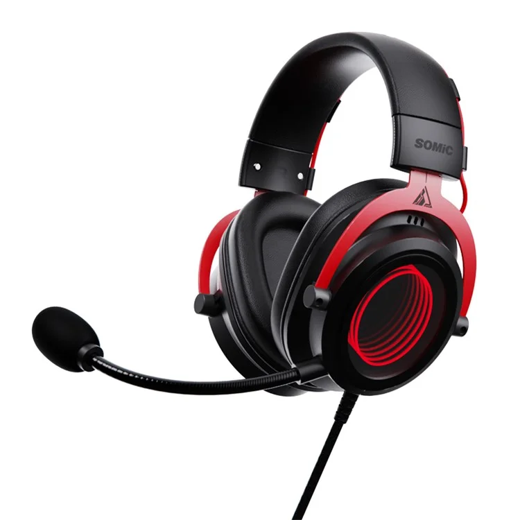 Casque d'écoute de jeu 7.1 Surround Sound SOMIC GB2 Over-Ear, câblé 3,5 mm