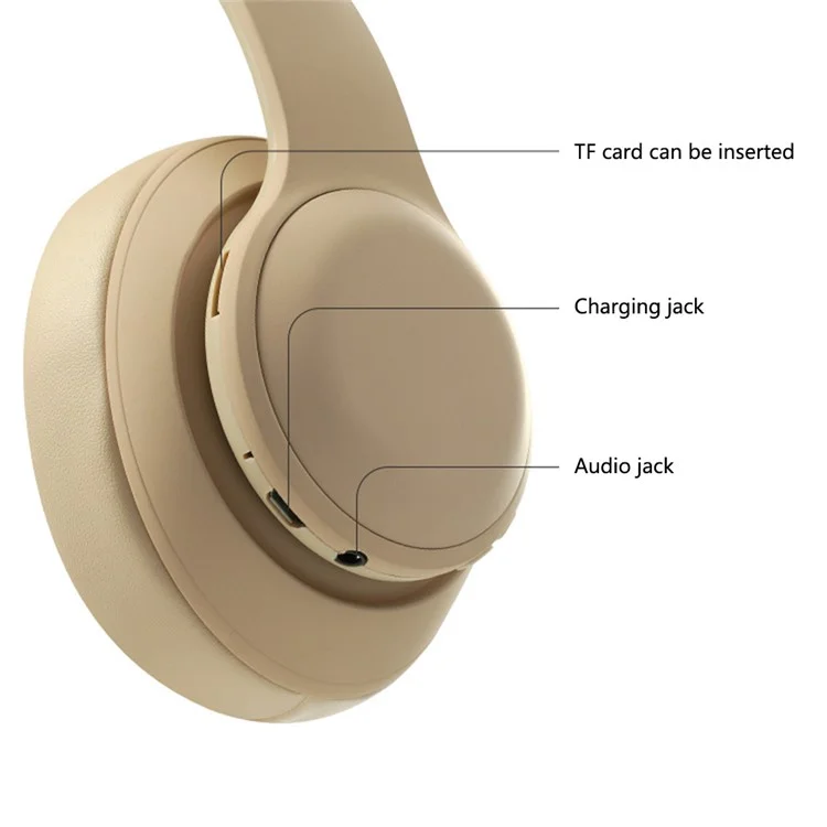 Écouteur Bluetooth sans fil SN81 9D Stéréo Son Gaming Casque - Kaki