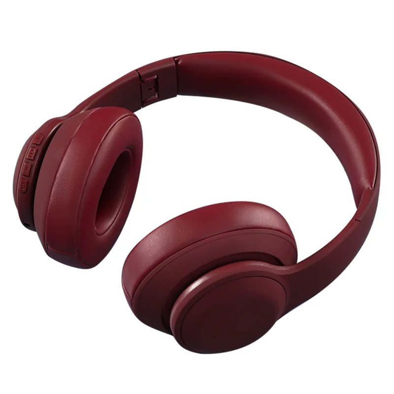 SN81 Wireless Bluetooth-compatible Earphone 9D Stereo Sound Gaming Headphone - Wine Red