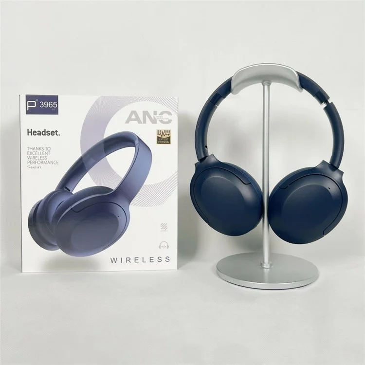 P3965 ANC Bluetooth-Kopfhörer kabellos faltbar Gaming-Kopfhörer - Dunkelblau