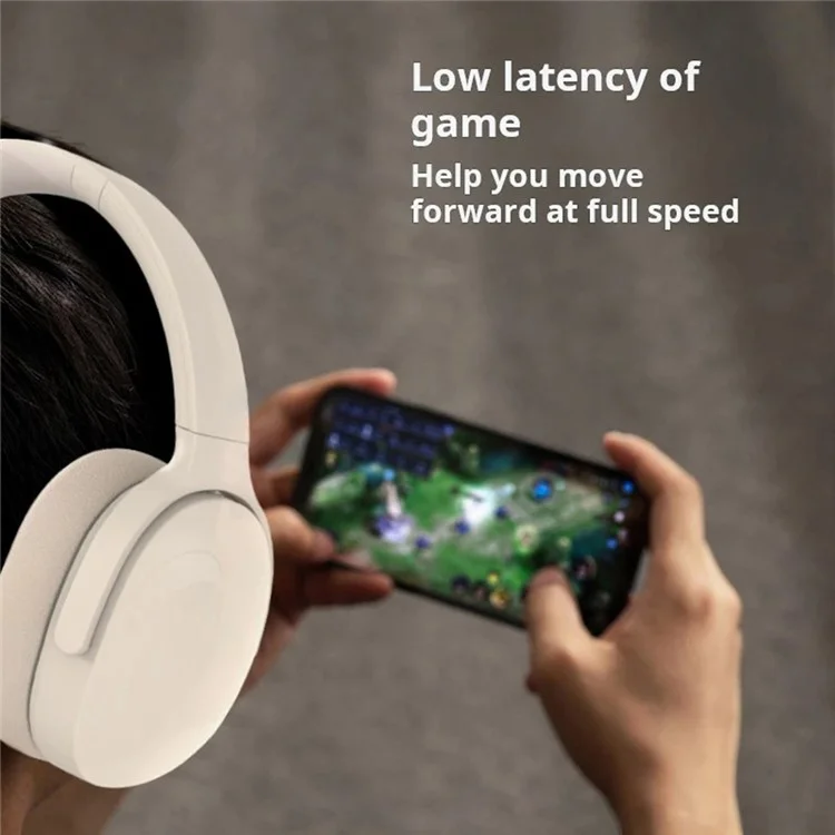 P3961 Active Noise Cancelling ANC Headset Over-Ear Bluetooth-compatible 5.3 Wireless Headphones - Grey