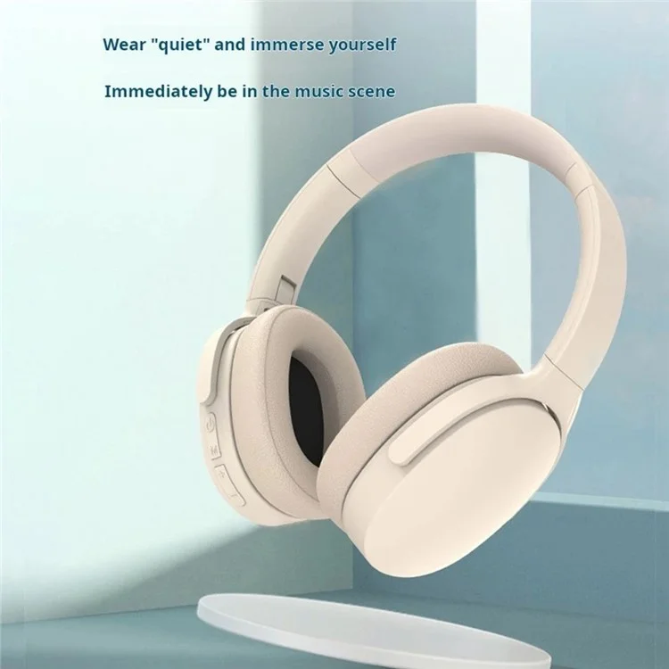 P3961 Active Noise Cancelling ANC Headset Over-Ear Bluetooth-compatible 5.3 Wireless Headphones - Grey
