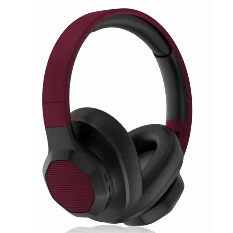 P2970 Wireless Folding Over-Ear Headphones Bluetooth-compatible 3D Ear-Cushioned Headset - Red