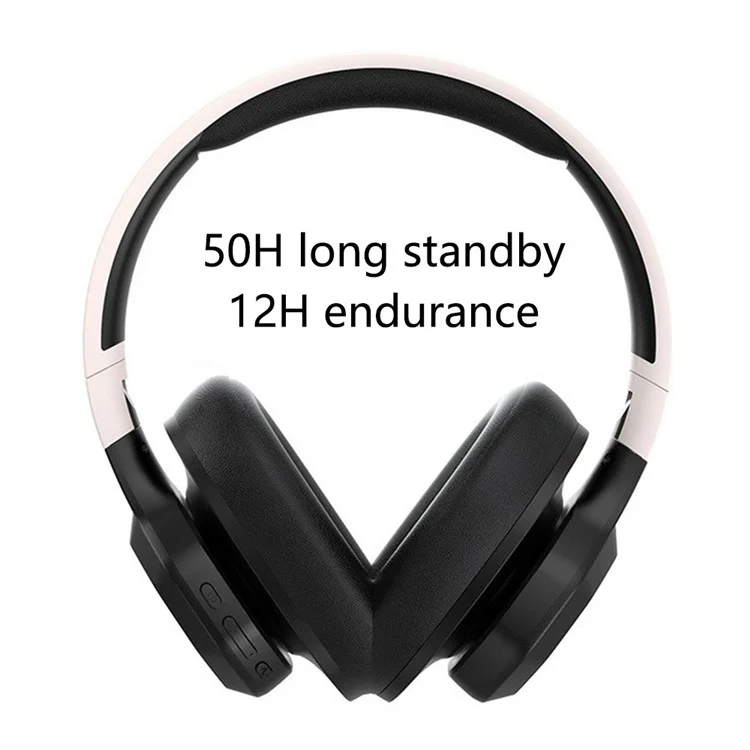 P2970 Wireless Folding Over-Ear Headphones Bluetooth-compatible 3D Ear-Cushioned Headset - Red