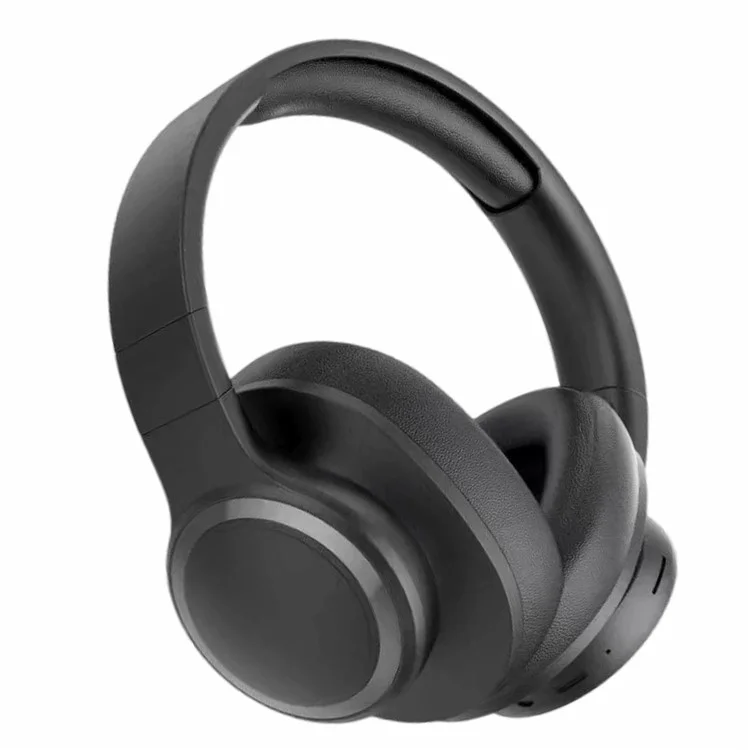 P2960 Wireless Bluetooth-compatible Headphones HiFi 3D Pad Foldable Over-Ear Headset - Black