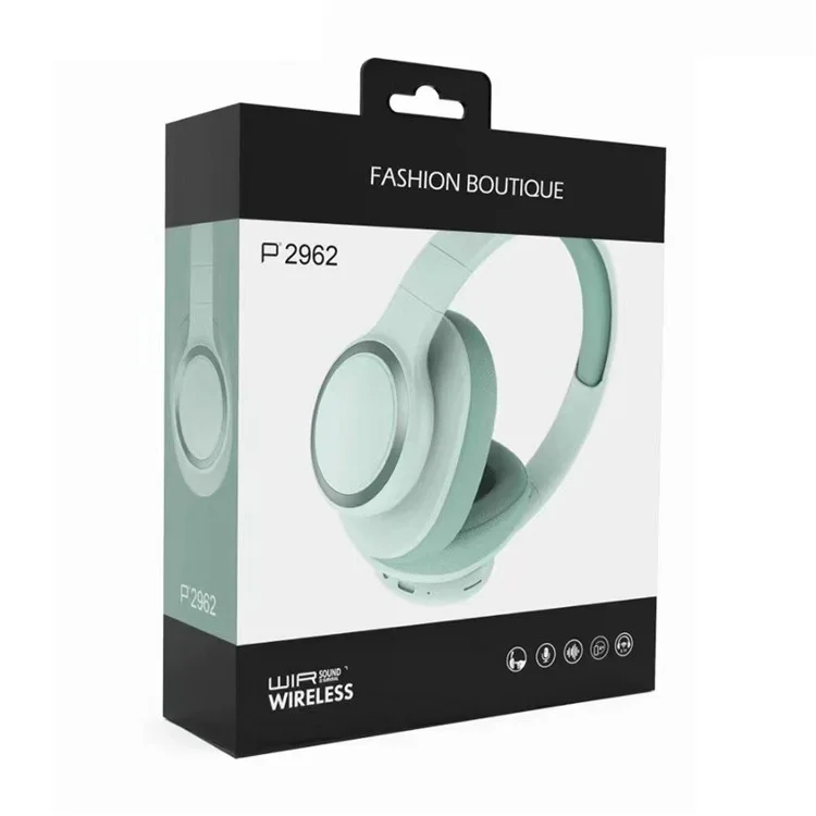 Casque Casque Sans Fil P2962 Over-auriculaire - Vert